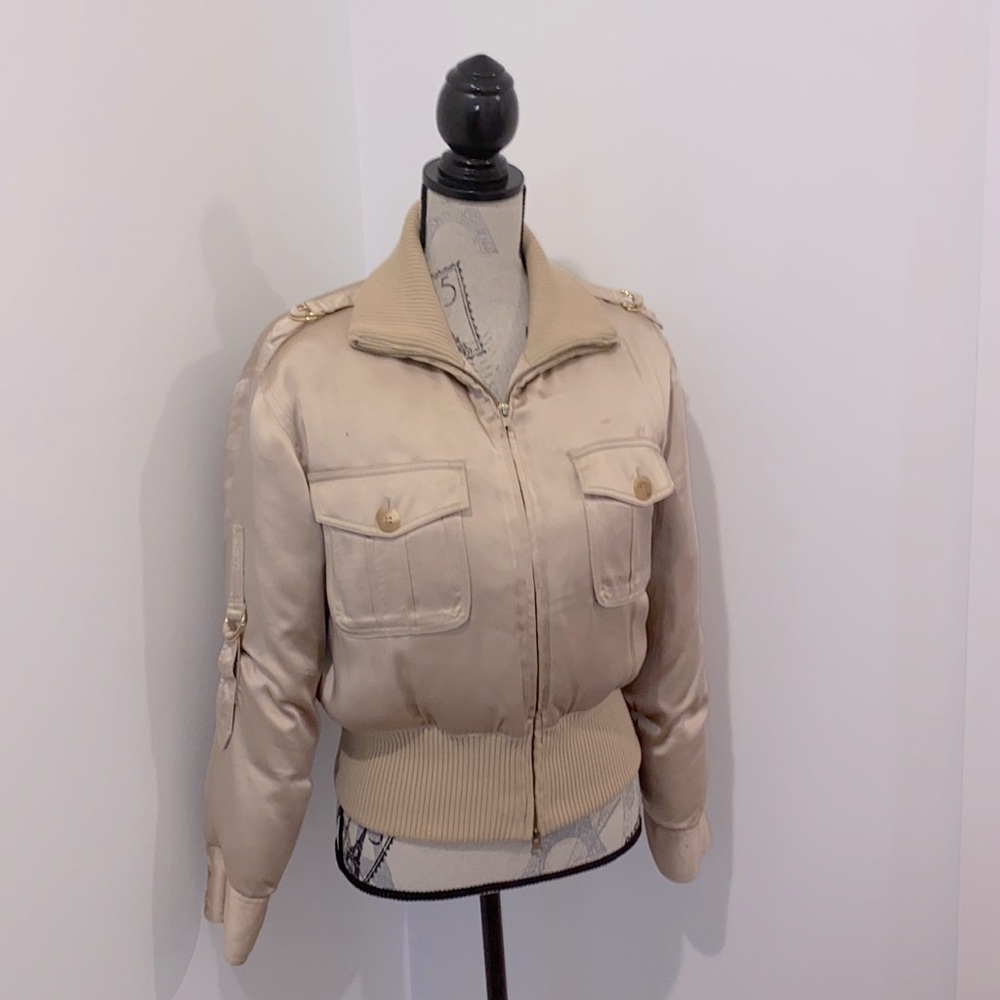 Esther Chen Satin Puffer Jacket